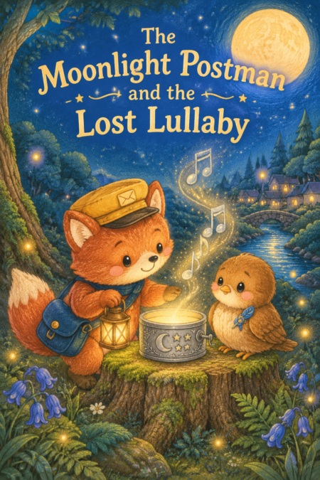 The Moonlight Postman and the Lost Lullaby book cover